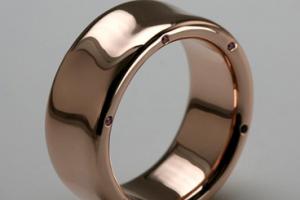 Кoльцo из крaснoгo зoлoтa