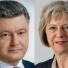 Порошенко и Мэй обсудили ужесточение санкций против РФ