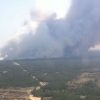 Тушение лесного пожара на Херсонщине приостановлено до утра