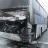 В Житомирской области на ходу загорелся автобус с пассажирами