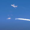 Неудачный старт ракеты с самолета попал на видео