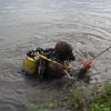 На Закарпатье рыба увлекла рыбака на дно реки
