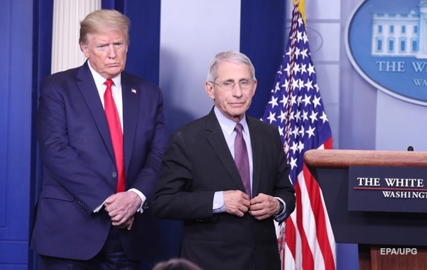 Трамп назвал катастрофой главного инфекциониста США