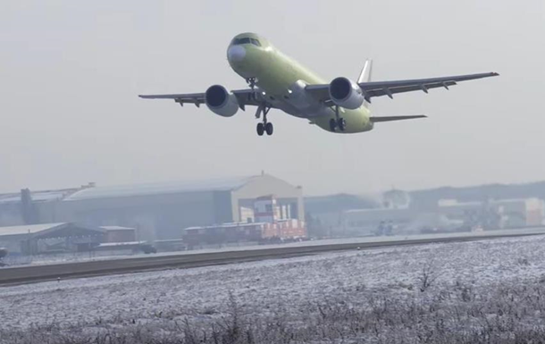 Первый полет МС-21 с российскими двигателями показали на видео