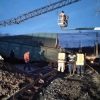 Под Днепром перевернулись восемь вагонов поезда