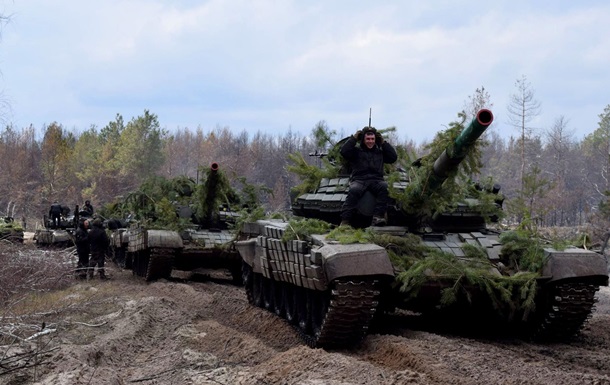 В районе ООС прошли танковые учения. Фоторепортаж