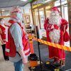 Финский Санта-Клаус посетил пункт вакцинации от COVID