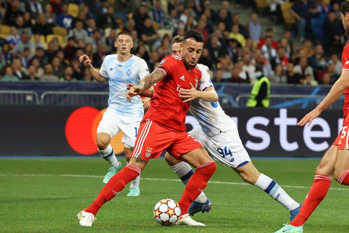 Кадр с матча Динамо - Бенфика / twitter.com/slbenfica Кадр с матча Динамо - Бенфика / twitter.com/slbenfica