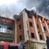 Пожар на бывшем заводе в Мукачево потушили