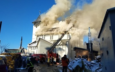 Пожар в костеле на Львовщине: количество пострадавших увеличилось