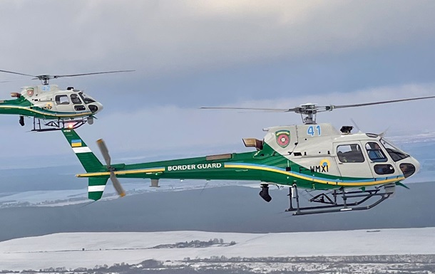 В Украину из Франции прибыли вертолеты для Госпогранслужбы
