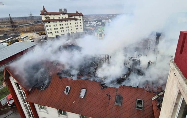 Под Киевом горит жилая пятиэтажка